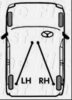 FIRST LINE FKB3729 Cable, parking brake